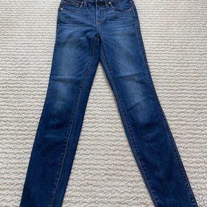 MADEWELL 10 Inch High-Rise Skinny Jeans Women's Size 26T Blue